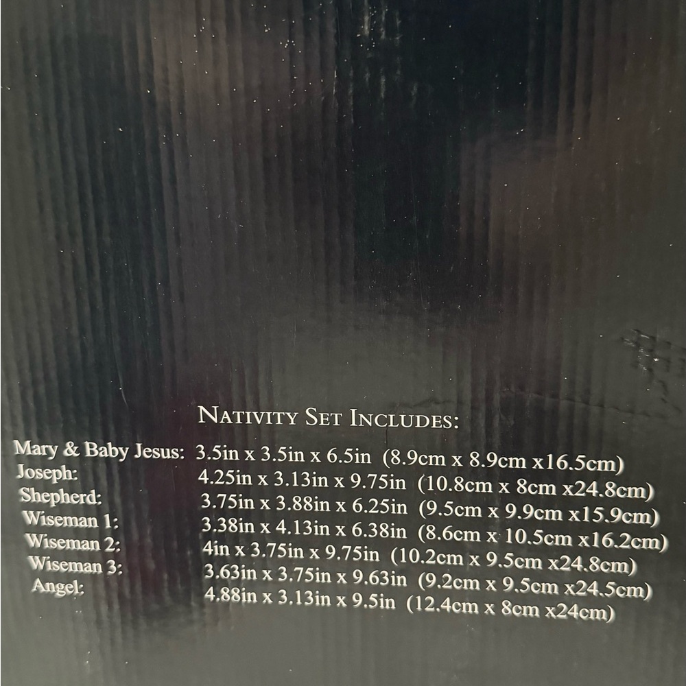 Nativity Scene The Promise of Christmas by Robert Stanley Deluxe 7 Piece Set new - Picture 7 of 11